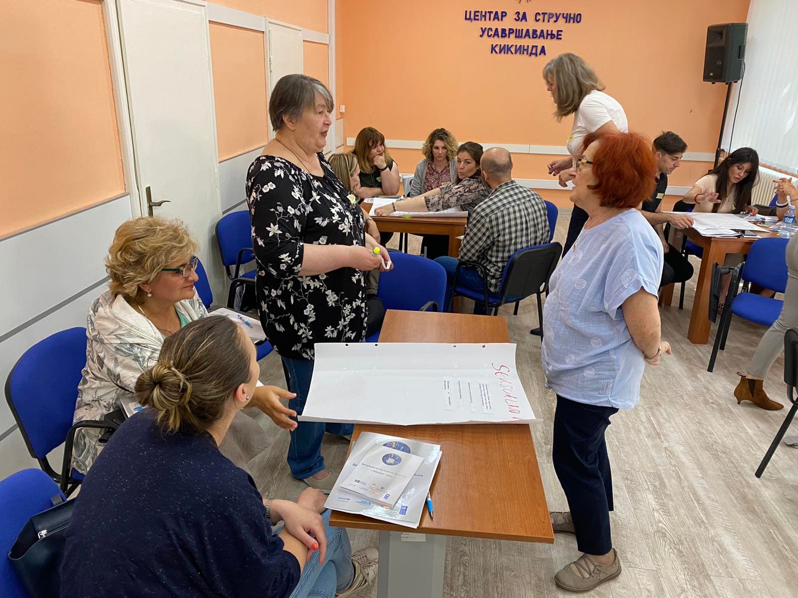 Obuka „Postupanje profesionalaca/ki u radu sa ženama iz marginalizovanih grupa sa iskustvom nasilja“ — naslovna